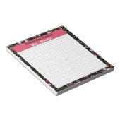 先生ギフトの世界の最高のパーソナライズへ ノートパッド (アングル)