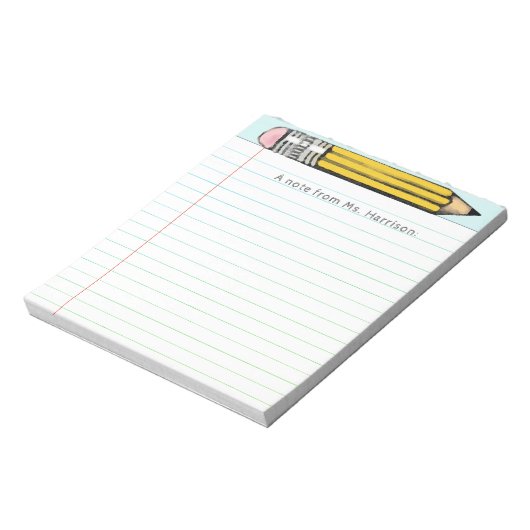 先生ギフトアイディア ノートパッド (回転)