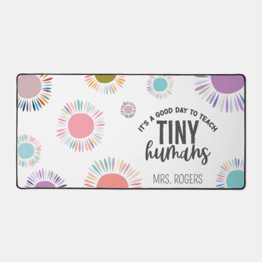 先生ギフトカスタムボホサン新学期デスク デスクマット (正面)