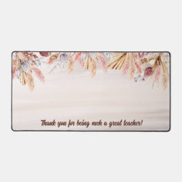 先生ギフトカスタムボホニュートラルカラー デスクマット