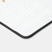 先生ギフトカスタム水彩新学期 デスクマット (コーナー)