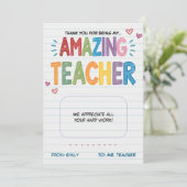 先生ギフトカードホルダー シーズンカード (スタンド正面)