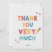 先生ギフトカードホルダー シーズンカード (裏面)