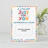 先生ギフトカードホルダー シーズンカード (スタンド正面)