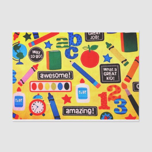 先生ギフトティッシュペーパー 薄葉紙 (正面)