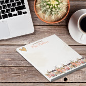 先生ギフトブック&コーヒーラテ愛好家 ノートパッド