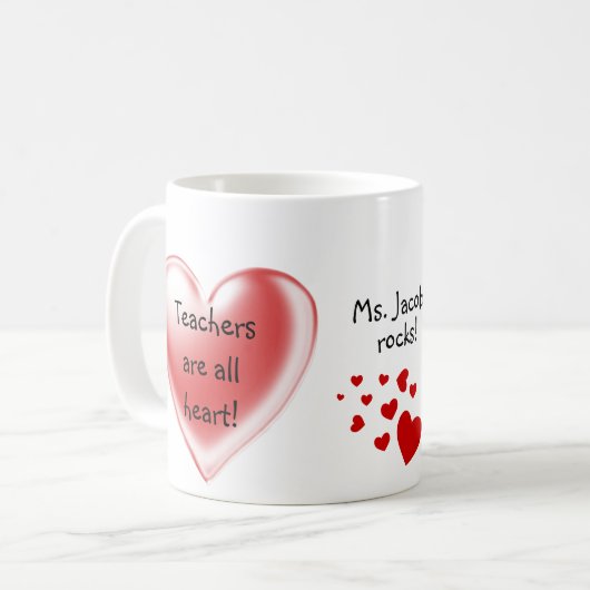 先生ギフトマグ コーヒーマグカップ (正面左)