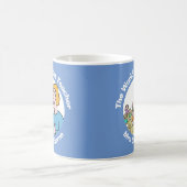 先生ギフト世界最高の女子先生 コーヒーマグカップ (中央)