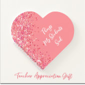 先生ギフト先生感謝ギフトハート ノートブック