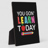 先生ギフト学今日 フォトプラーク (側面)