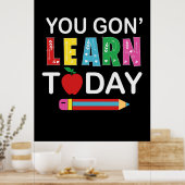 先生ギフト学今日 ポスター (キッチン)