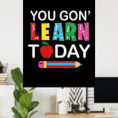 先生ギフト学今日 ポスター (ホームオフィス)