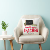 先生ギフト枕教育者おもしろいギフト先生 クッション (椅子)