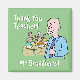 先生ギフト男性先生 マグネット