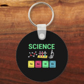 先生ギフト科学先生定義 キーホルダー (正面)