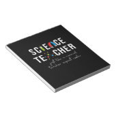 先生ギフト科学先生 ノートパッド (アングル)