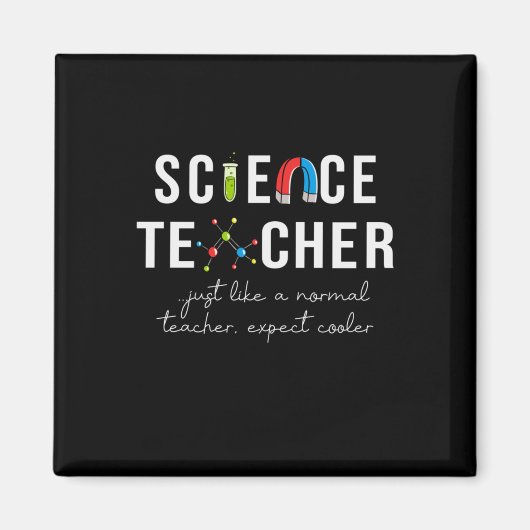 先生ギフト科学先生 マグネット (正面)