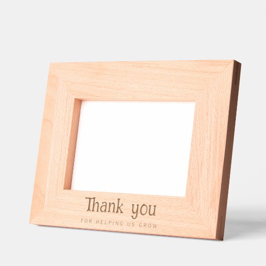 先生ギフト、カスタム文字彫刻フォトフレーム レーザー彫刻フレーム (左)