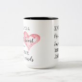 先生ギフト |ビッグハート引用文カスタム ツートーンマグカップ (中央)