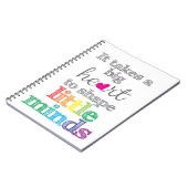 先生ギフト：学校の初日、先生 ノートブック (左側)