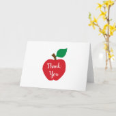 先生ギフトAppleサンキューカード カード (黄色い花)