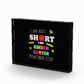 先生ギフトI am幼稚園先生 フォトブロック (右)