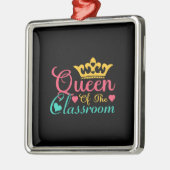 先生クイーン メタルオーナメント (左)