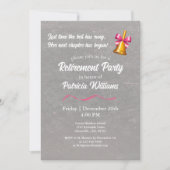 先生クラシックスクールベルリタイアメントパーティー 招待状 (正面)