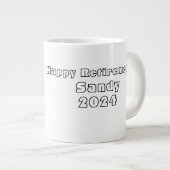 先生クラスは永遠に解雇される ジャンボコーヒーマグカップ (正面右)