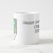 先生クラスは永遠に解雇される ジャンボコーヒーマグカップ (正面)