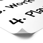 先生クラス規則ポスター ポスター (角)