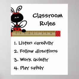 先生クラス規則ポスター ポスター