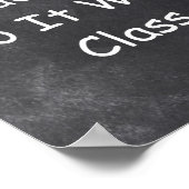 先生クラスChalkboardデザインクラス装飾 ポスター (角)