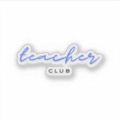 先生クラブ シール (正面)