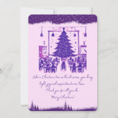 先生クリスマスグリーティングカード サンキューカード (裏面)