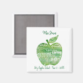 先生クリスマスプレゼント感謝マグネット マグネット (正面/裏面)