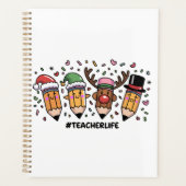 先生クリスマスペンシル先生ライフメリークリスマス プランナー手帳 (正面)