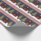 先生クリスマスホリデーギフト ラッピングペーパー (角)
