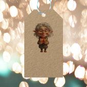 先生クリスマス小妖精や小人クラフトギフトラベル ギフトタグ