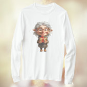 先生クリスマス小妖精や小人メンズティー Tシャツ