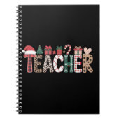 先生クリスマス教えライフラブ感動的 ノートブック (正面)