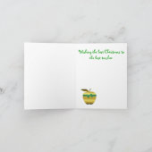 先生クリスマス シーズンカード (内部)