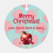 先生クリスマス「Deck the Holes」 メタルオーナメント (裏面)