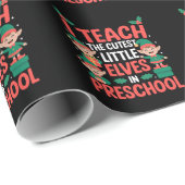 先生クリスマスI教えキュスト小妖精や小人幼稚園 ラッピングペーパー (ロールコーナー)