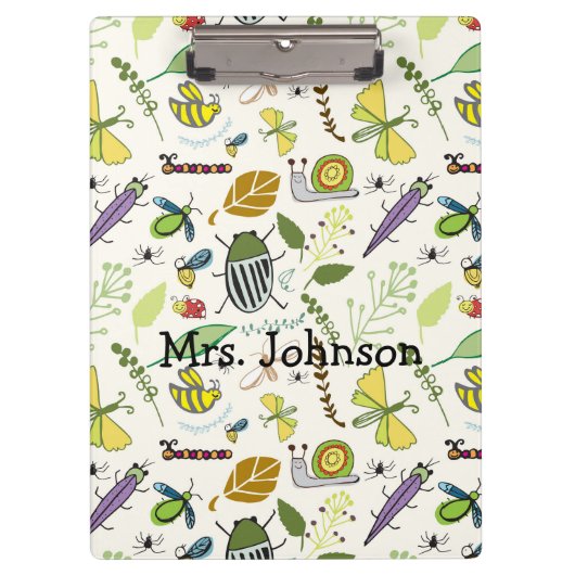 先生クリップボードのバグ クリップボード (正面)