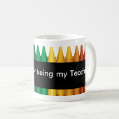先生クレヨンデザインマグ3 コーヒーマグカップ (正面右)