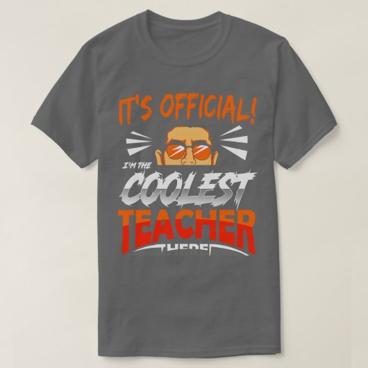 先生クール先生 Tシャツ (デザイン正面)