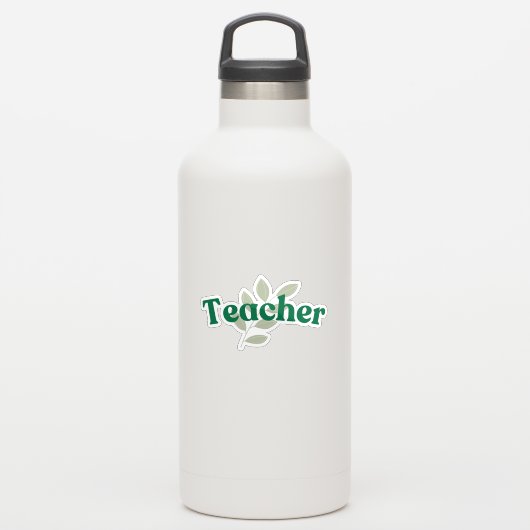 先生グリーンリーフ シール (ウォーターボトル)