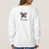 先生グループギフトバックプリントカスタムボホクルーネック スウェットシャツ (裏面)