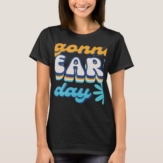 先生グルーヴィレトロスクールY'all gonの初日 Tシャツ (正面)